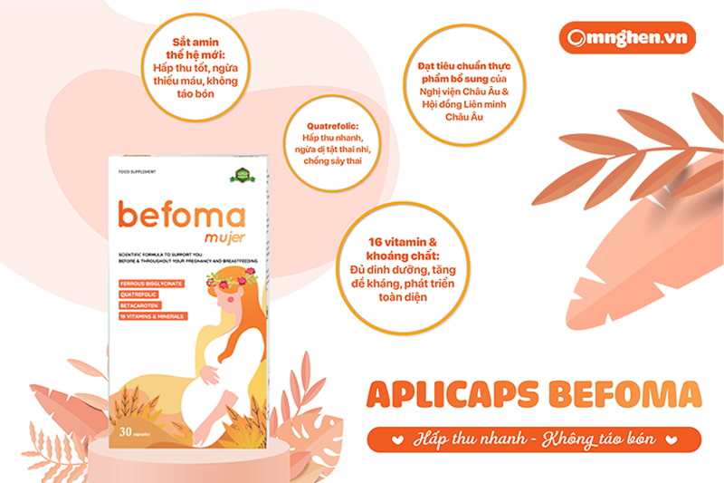 Vitamin tổng hợp Aplicaps Befoma